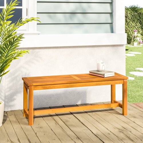 The Living Store Vrtna klop 110x35x45 cm trden akacijev les - Vrtna Klop, (21467518) Slike