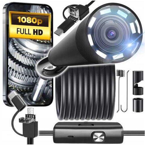 Dexxer digitalna endoskopska inšpekcijska kamera za pregled LED 8mm FULL HD 5m Z70 Cene
