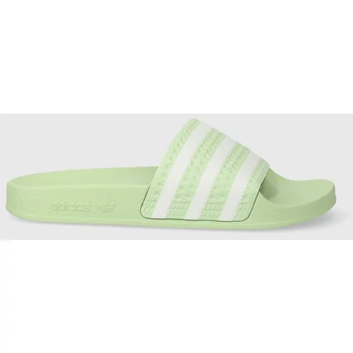 Adidas Nizki natikači 'Adilette' svetlo zelena / bela