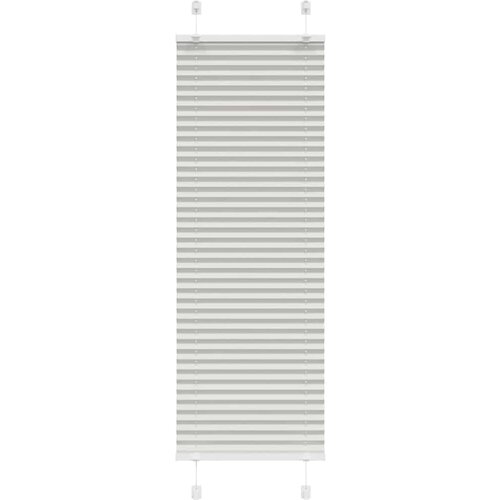 vidaXL Plisirana roleta svijetlosiva 40x100 cm širina tkanine Cijene