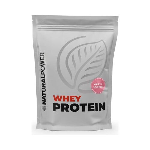 Natural Power Whey Protein 1000g - Če&amp;scaron;nja in jogurt Slike