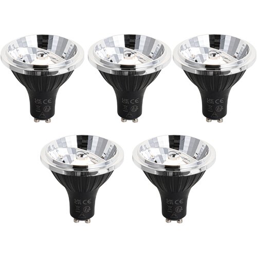 LUEDD Komplet 5 GU10 3-stopenjskih zatemnitvenih LED žarnic 70 mm 6,5 W 600 LM 3000 K Cene