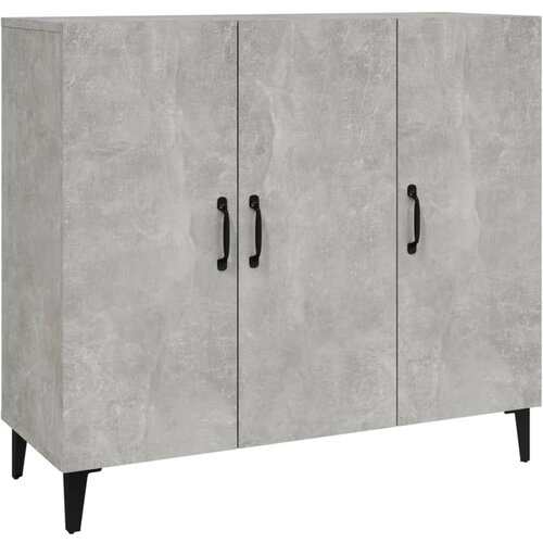 Maison Chic Komoda - Predalnik betonsko siva 90x34x80 cm konstruiran les, (21719574) Cene