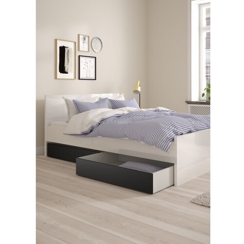 Tvilum Crne ladice za ispod kreveta u setu 2 kom 90x190/140x190 cm Naia &amp;ndash; Slike