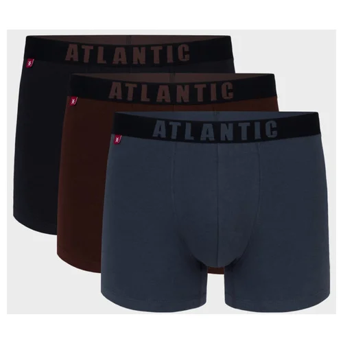 Atlantic Oprijete boksarice 3 Piece Črna