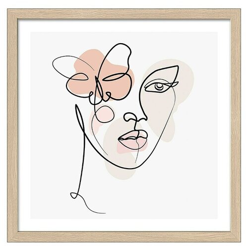 ProArt Slika Slim Scandic (Line Art Face II, &amp;Scaron; x V: 33 x 33 cm) Slike