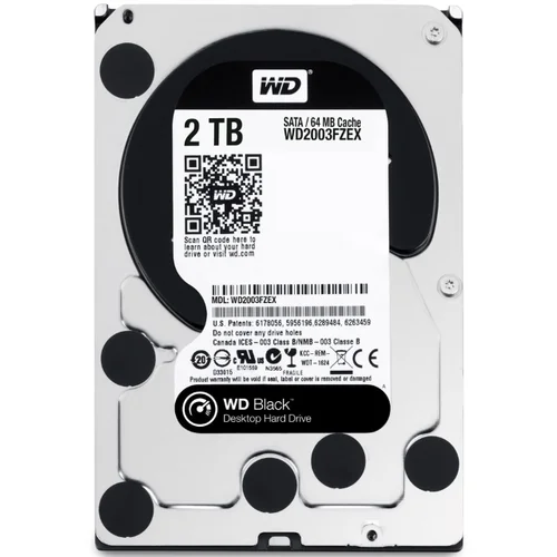 Western Digital WD Black 2TB 3,5" SATA3 64MB 7200rpm (WD2003FZEX) trdi disk