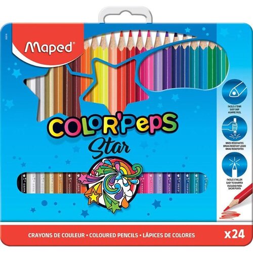 Maped Barvice Color&amp;#039;peps, 3 robe 24/1 Slike