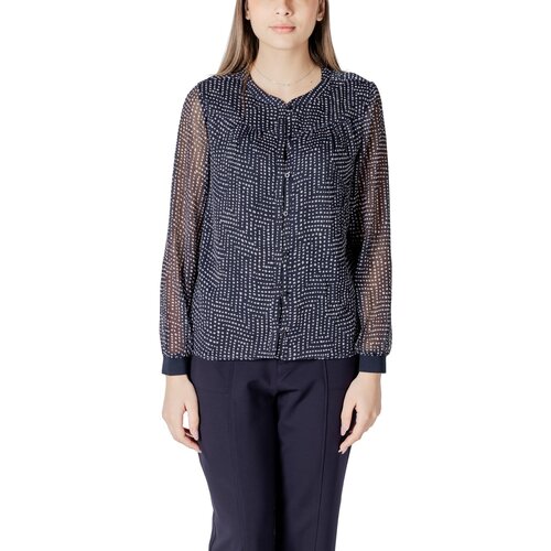 Street One Topi & Bluze Printed chiffon blouse w placket detail 345452 Modra Cene