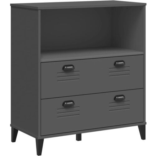 Maison Chic Knjižna omara - Knjižni regal VIKEN antracitno siva 80x40x90 cm inženirski les, (21725957) Slike