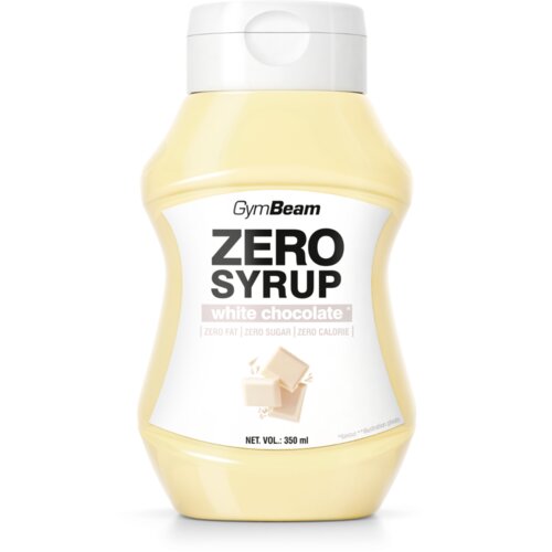 GymBeam ZERO SYRUP White Chocolate Slike