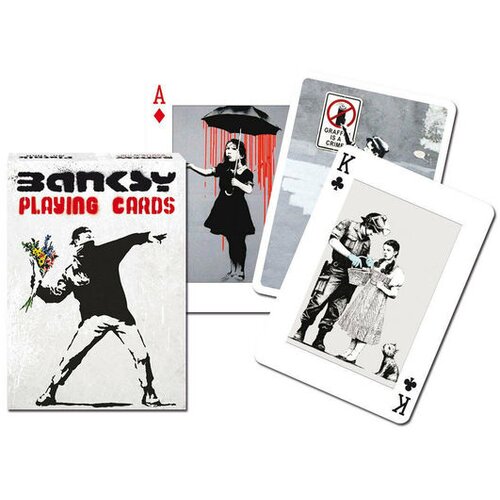 Piatnik banksy remi igralne karte Slike
