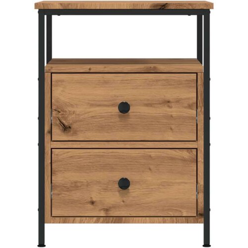 vidaXL Nočna omarica artisan hrast 44x45x60 cm inženirski les Cene