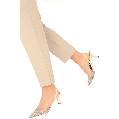 Soho Beige Women's Classic Heeled Shoes 19133 Slike