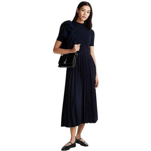 Tommy Hilfiger ženska teget midi haljina THWW0WW44429-C1G Cene