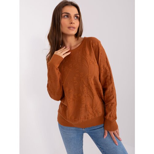 Wool Fashion Italia Sweater-AT-SW-2231.99P-light brown Cene
