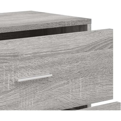  Komoda siva sonoma 60x31x84 cm inženirski les Slike