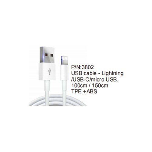  USB KABAL TIP C 100CM PN3802 Slike