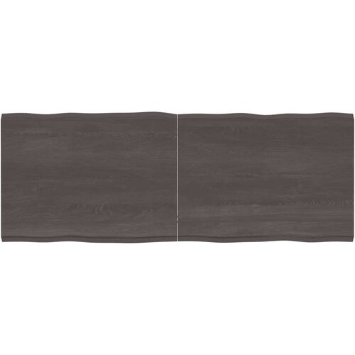 Stolna Mizna plo&amp;scaron;ča temno siva 160x60x4 cm obdelana trdna hrastovina, (20817926) Slike
