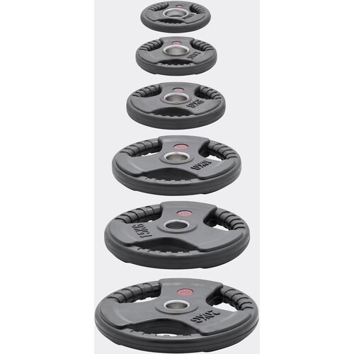 Orion olimpijski gumeni tegovi 3D - 2x1.25 kg crni Cene
