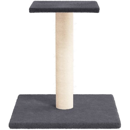  Grebalica za mačke s platformom tamnosiva 38 cm Slike