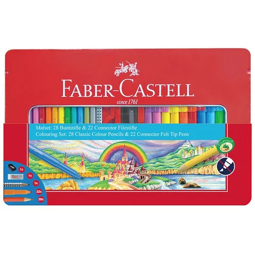  Barvice + flomastri 53 delni set faber-castel FABER-CASTELL