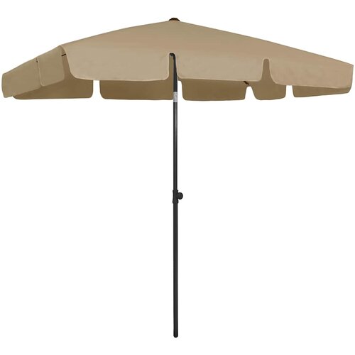  Suncobran za plažu smeđesivi 200 x 125 cm Cene