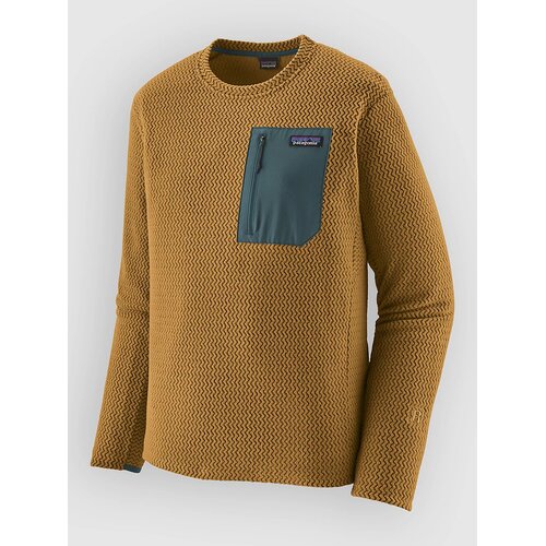 Patagonia R1 Air Crew Pulover bobcat brown Slike