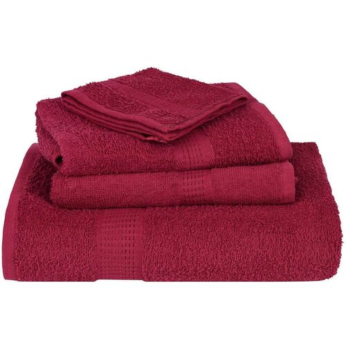 vidaXL Ručnici za pranje 10 kom bordo 30 x 30 cm 360 gsm 100 % pamuk Cijene