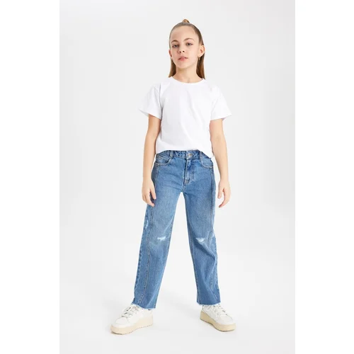 Defacto Girls' Wide Leg Wide Leg Jeans