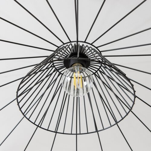  Brilagi - LED luster na sajli CERIA WIRE 1xE27/40W/230V prečnik 80 cm crna Slike