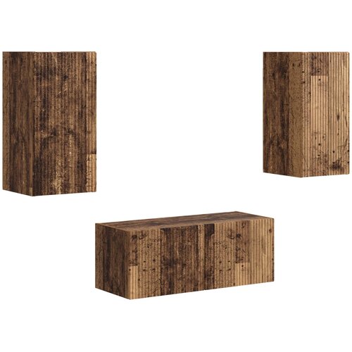  Set TV komoda 2 kom. Staro drvo Smeđa 78,5 x 31 x 30 cm Slike