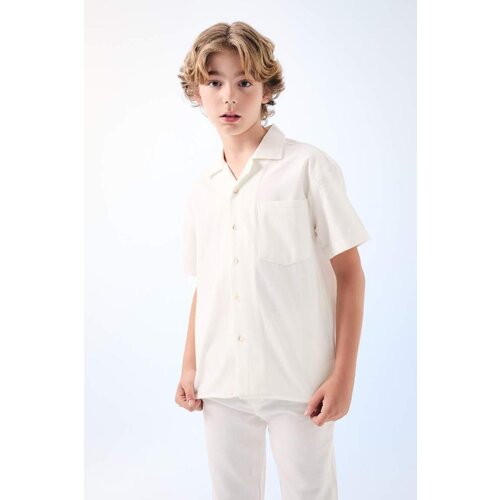 Defacto boy oversize fit polo collar short sleeve shirt Cene