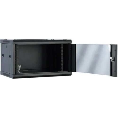 ExeLink rek 19in,4U,600&amp;times;450 zidni orman,nosivost do 30-40kg,kaljeno staklo,crna Slike