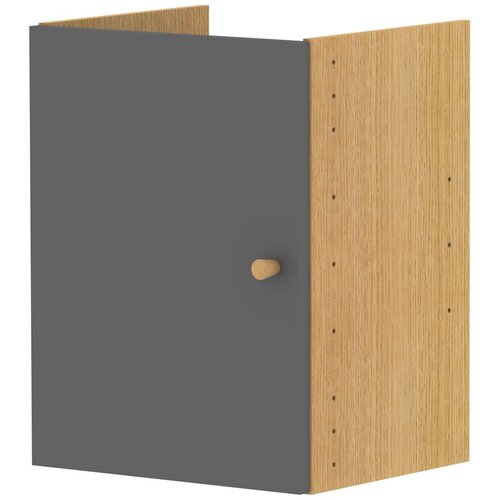 Tenzo Temno siva komponenta z vrati 33x43 cm Z Cube - Tenzo Cene