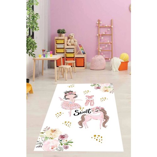  tepih za dečiju sobu 120x180 cm - balerina i jednorog - B-552 Cene