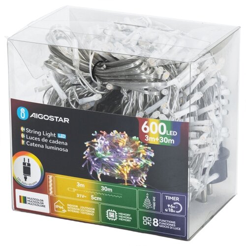 Aigostar LED RGBY spoljni LED niz 600xLED/6W/230V 30m IP44 Slike