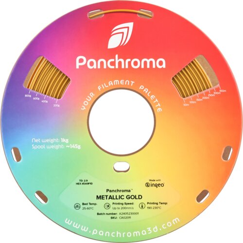 Polymaker Panchroma&amp;trade; PLA Metallic Gold - 1,75 mm / 1000 g Slike