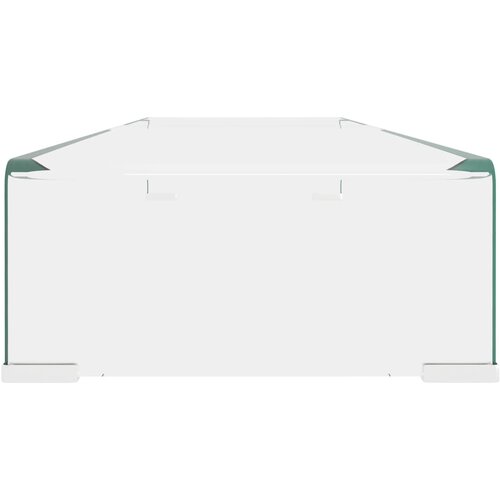  Stalak za TV /Monitor Prozirno Staklo 100x30x13 cm Slike