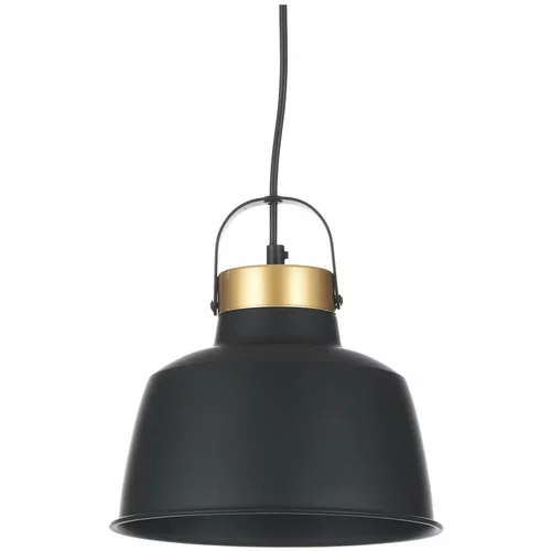 Tomasucci Viseča svetilka s kovinskim senčnikom v črno-zlati barvi Industrial - Tomasucci