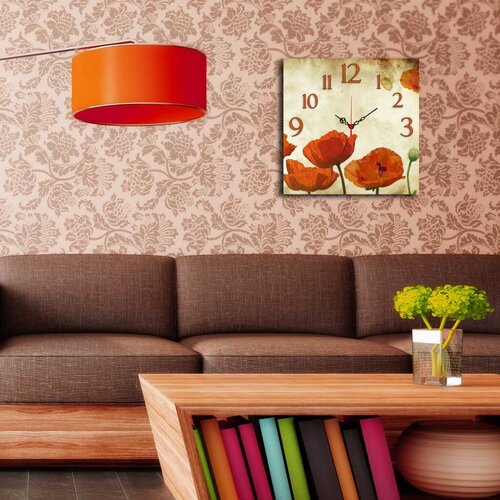 Wallity zidni sat Msk-05, 40x40 cm Cene