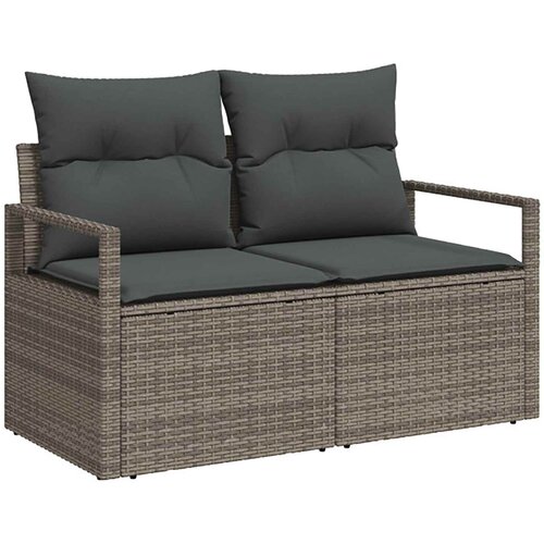  Set sofe 7 kom. Siva i tamno siva 120 x 62 x 69 cm Slike