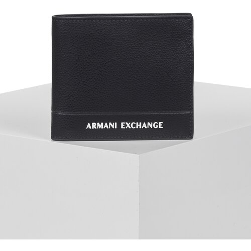 Armani Exchange Denarnice PASCAL BIFOLD COIN POCKET Črna Slike