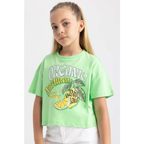 Defacto Girl Crop Short Sleeve T-Shirt Slike