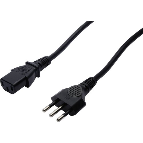 Digitus tok priključni kabel [1x italijanski mo&scaron;ki konektor - 1x ženski konektor IEC C13\, 10 A] 1.80 m črna, (20414132) Cene