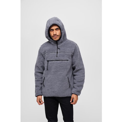 Brandit Teddyfleece Worker Pullover Jacket anthracite Cene