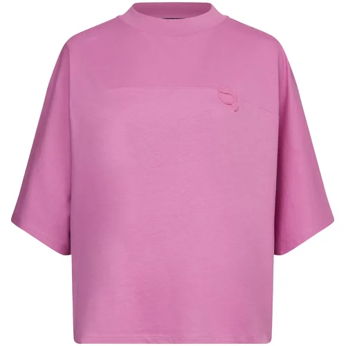 Karl Lagerfeld Široka majica ' Ikonik 2.0 ' roza