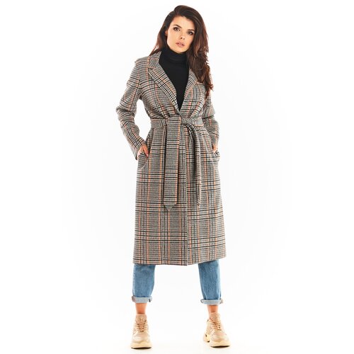 Awama Woman&amp;#039;s Coat A368 Navy Blue Slike