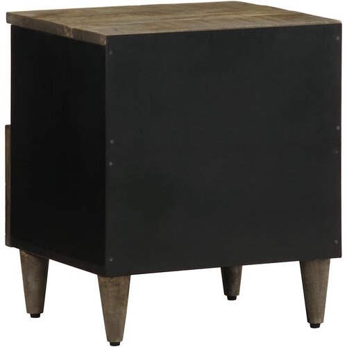  Noćni ormarići 2 kom svijetlo sivi 40x33x46 cm Puno drvo Mango Slike
