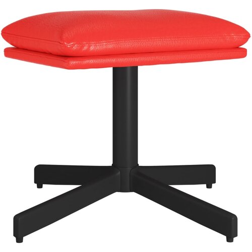 vidaXL Stolček za noge rdeč 60x60x36 cm umetno usnje, (20772398) Cene
